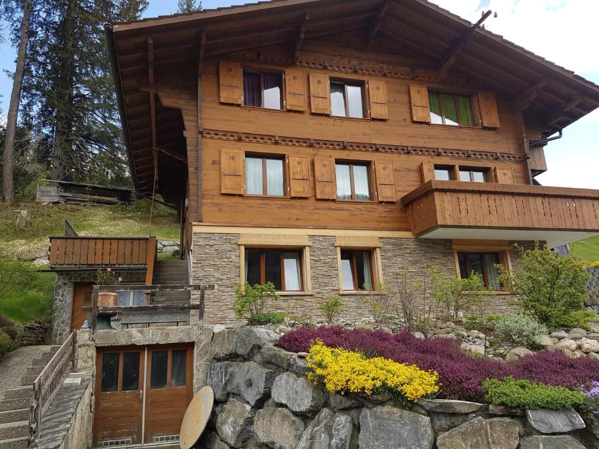 Chalet Grueneggli Adelboden Buitenkant foto