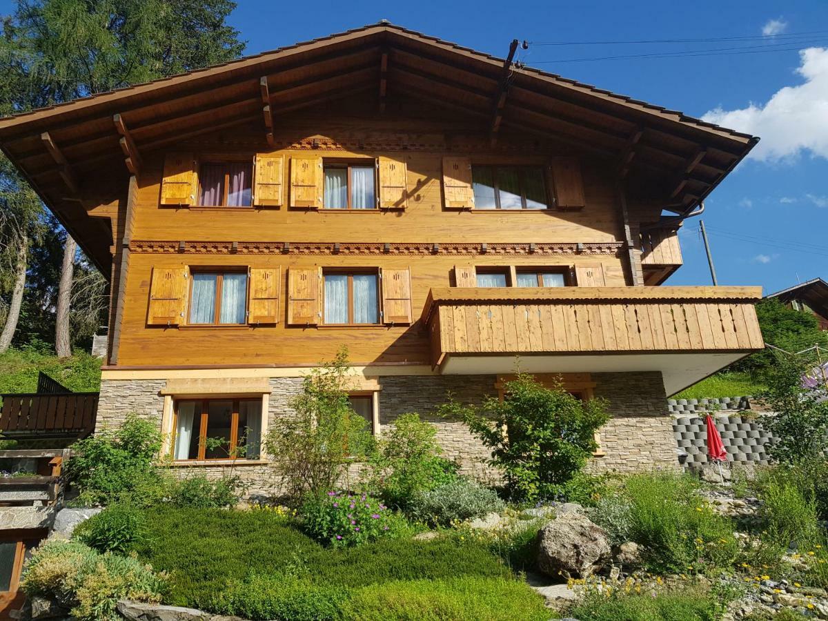 Chalet Grueneggli Adelboden Buitenkant foto